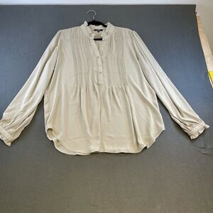 NYDJ Cream Blouse